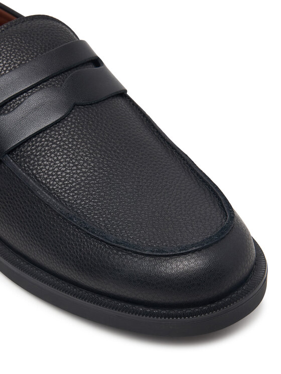 Tommy Hilfiger Loafers Tommy Hilfiger Lth Mix Dress Hilfiger Loafer FM0FM06087 Nero