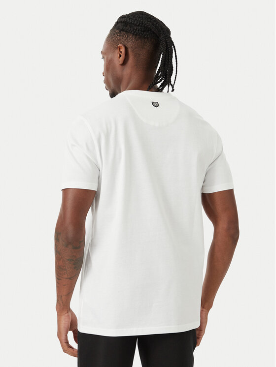 Beverly Hills Polo Club Beverly Hills Polo Club Camiseta M1608-HR Blanco Regular Fit