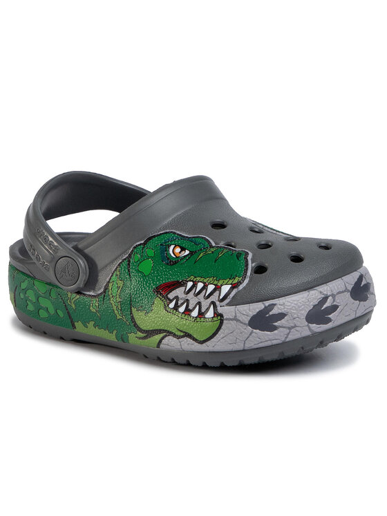 Crocs Παντόφλες Crocs Fl Dino Band Lights Cg K 206157 Γκρι