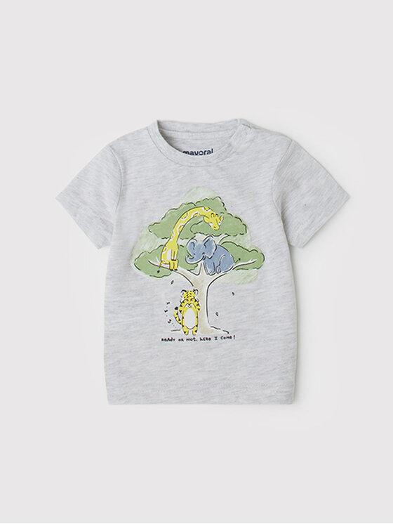 Mayoral Mayoral Футболка 1012 Сірий Regular Fit