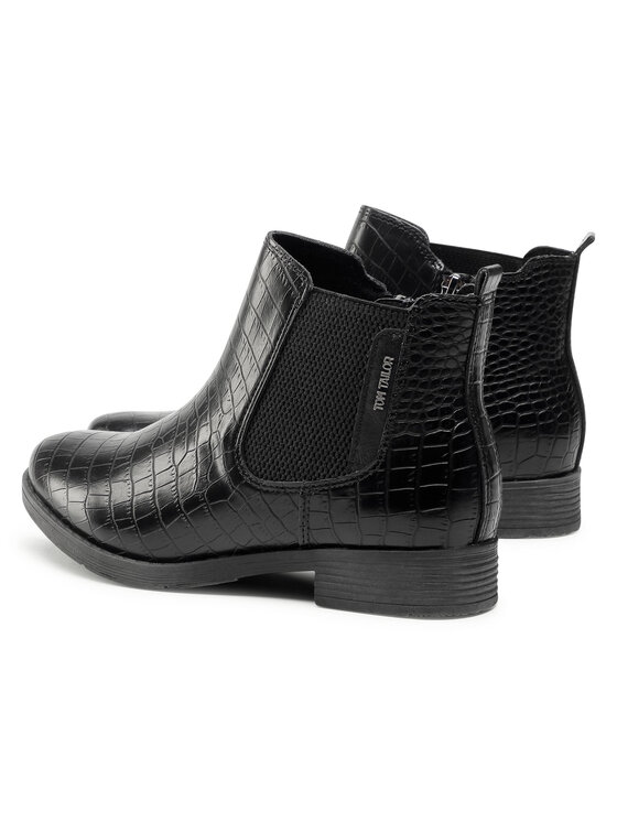 Tom Tailor Botki Tom Tailor 9092104 Czarny