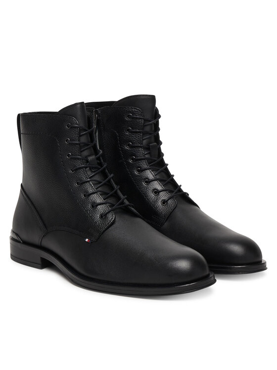 Tommy Hilfiger Csizma Tommy Hilfiger Corporate FM0FM05577 Fekete