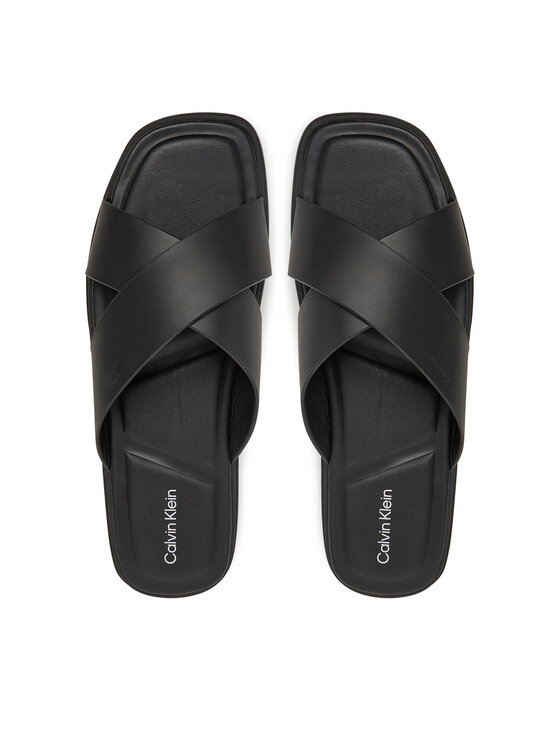 Calvin Klein Ciabatte Calvin Klein Criss Cross Sandal HM0HM01737 Nero
