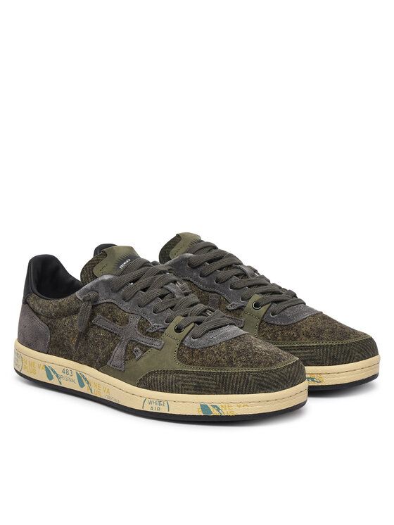 Premiata Сникърси Premiata Bsktclay Bskt Clay Var 8442 Тъмнозелен