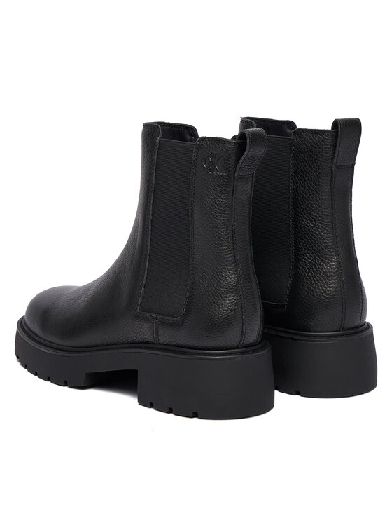 Calvin Klein Kotníková obuv s elastickým prvkem Calvin Klein YW0YW02072 Černá