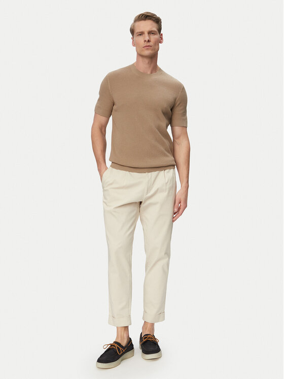 JOOP! Jeans JOOP! Jeans Футболка Sandero 30101597 Світло-бежевий Regular Fit