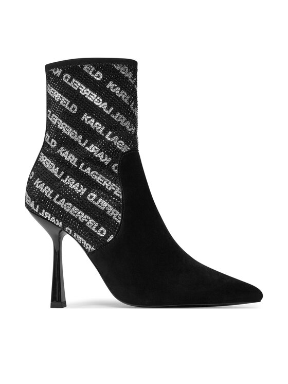 KARL LAGERFELD Škornji KARL LAGERFELD KL31354 Črna