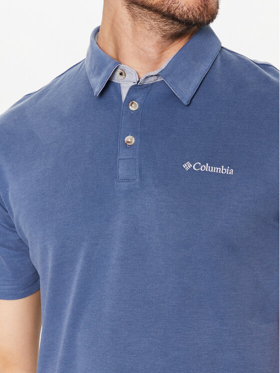 Columbia Columbia Polo Nelson Point 1772721 Blu Regular Fit