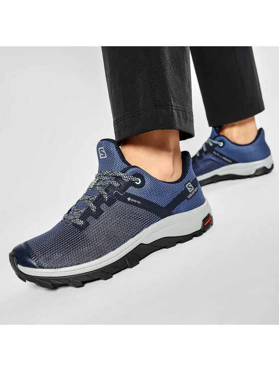 Salomon Trekking čevlji Salomon Outline Prism Gtx W GORE-TEX 411214 20 M0 Mornarsko modra