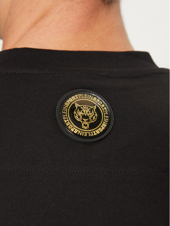 Plein Sport Plein Sport Marškinėliai AADC MTK6543 SJY001N Juoda Regular Fit
