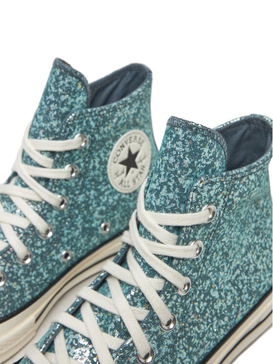 Converse Кеди Converse Chuck 70 Glitter Hi A10097C 486 Голубий
