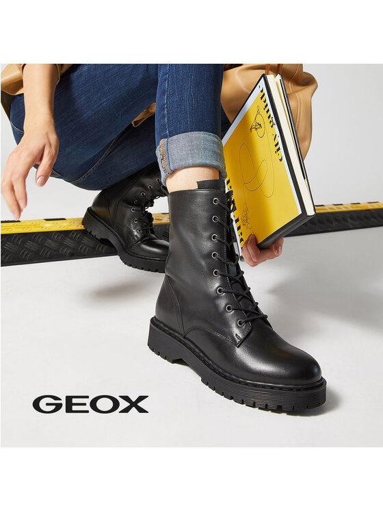 Geox Outdoorová obuv Geox D Bleyze F D16QDF 00043 C9999 Čierna