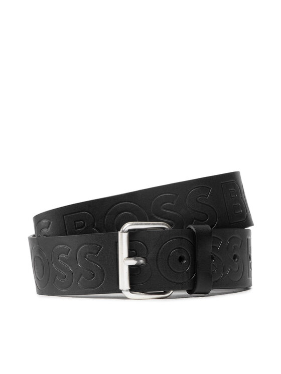 BOSS Чоловічий ремінь Boss Serge 50481111 Чорний