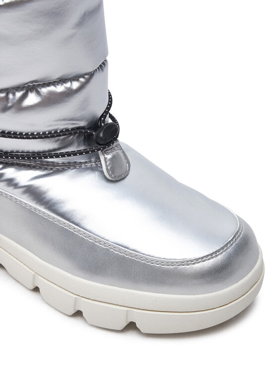 Geox Snehule Geox J46HWB 0LVNF C1007 D Sivá