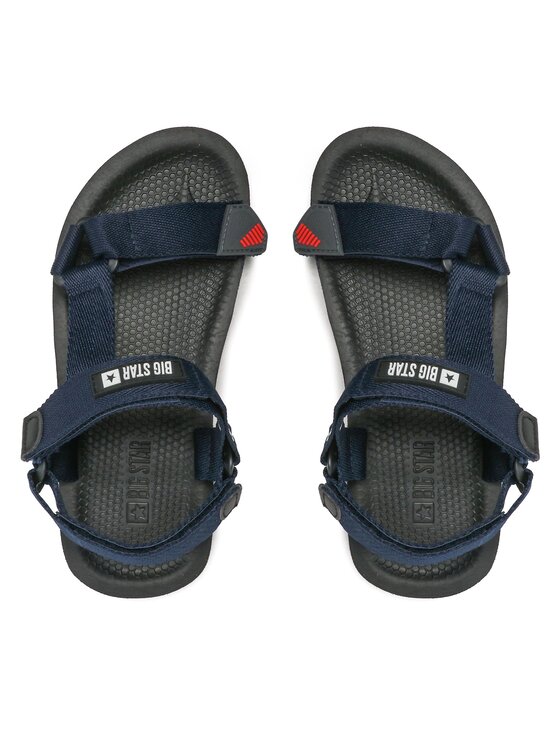 Big Star Shoes Sandály Big Star Shoes DD274A283 Tmavomodrá