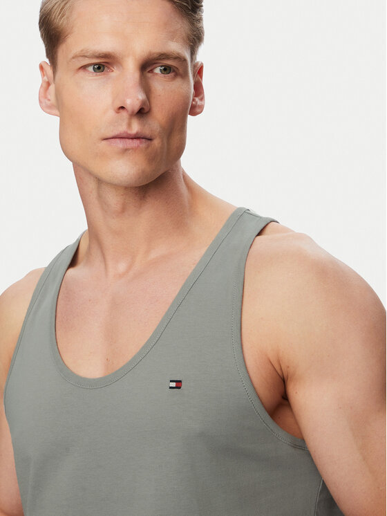 Tommy Hilfiger Tommy Hilfiger Conjunto de camisetas de tirantes UM0UM03867 De color Slim Fit