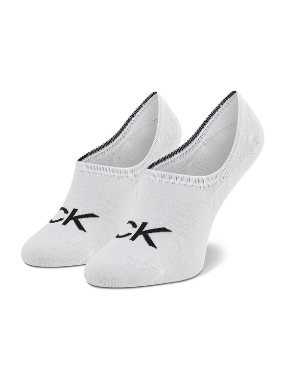 Calvin Klein Чорапи тип терлици Calvin Klein 701218773 Бял