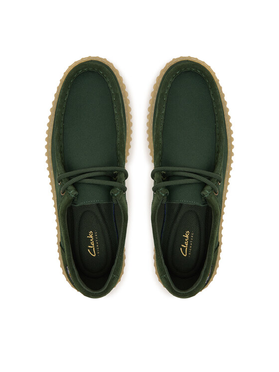 Clarks Туфлі Clarks Torhill Lo 26186160 Зелений