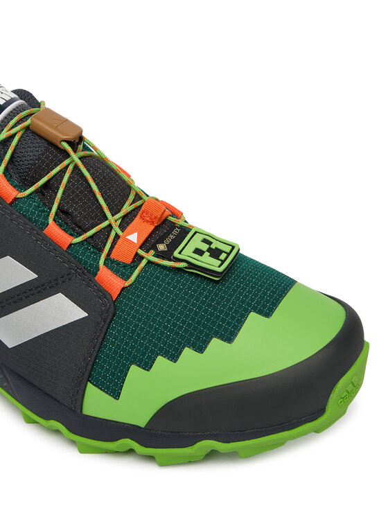 adidas Трекінгові черевики adidas Minecraft Terrex Gore-Tex Hiking JR1314 Зелений
