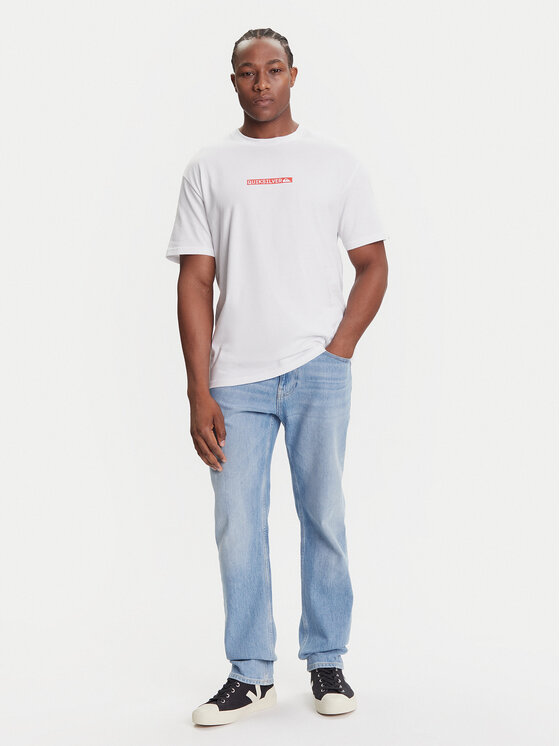 Quiksilver Quiksilver Camiseta Dna Clicker Tee EQYZT08207 Blanco Comfort Fit