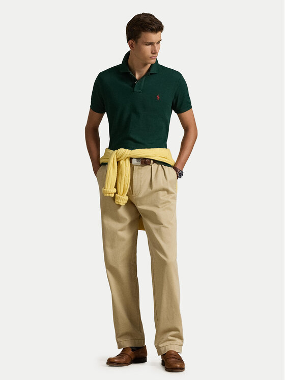 Polo Ralph Lauren Polo Ralph Lauren Поло Core Replen 710782592 Зелений Custom Slim Fit