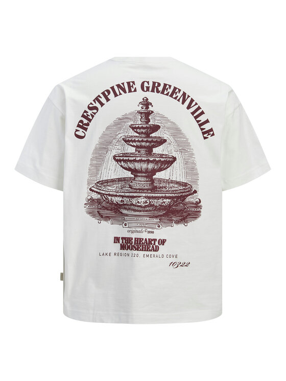 Jack & Jones Jack & Jones Camiseta Maine 12291780 Blanco Regular Fit