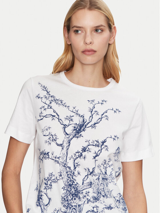 Munthe Munthe Футболка Fedelio 251110025160 Білий Regular Fit