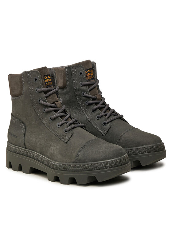 G-Star Raw Šnurovacia obuv G-Star Raw Noxer Boot Mid W D26649 Sivá