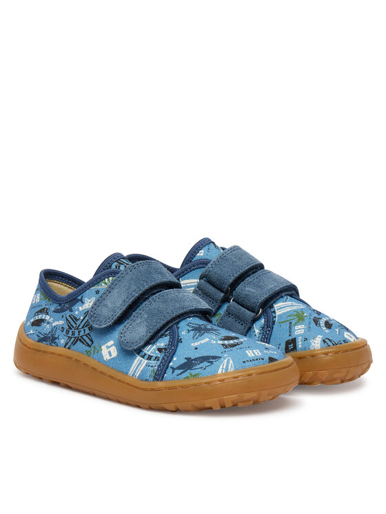 Froddo Тапочки Froddo Barefoot Canvas G1700440-6 S Голубий