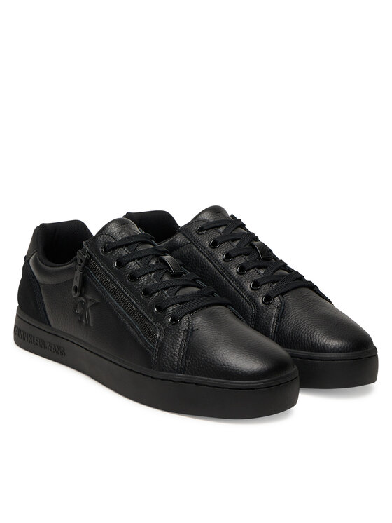 Calvin Klein Jeans Sneakersy Calvin Klein Jeans Classic Cupsole Zip Low In YM0YM01318 Czarny