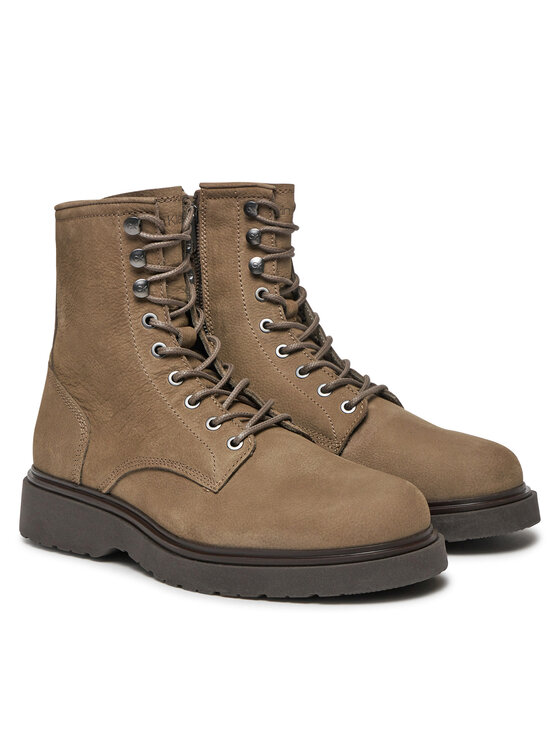 Calvin Klein Šnurovacia obuv Calvin Klein HM0HM01576 Béžová