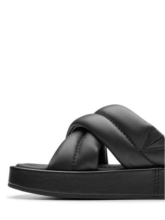 Clarks Šlepetės Clarks Alda Glide 26179276 Juoda