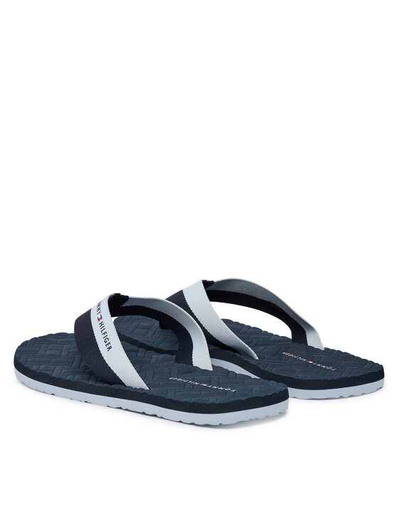 Tommy Hilfiger Джапанки Tommy Hilfiger Webbing Strap Flag Embossed FM0FM05807 Тъмносин
