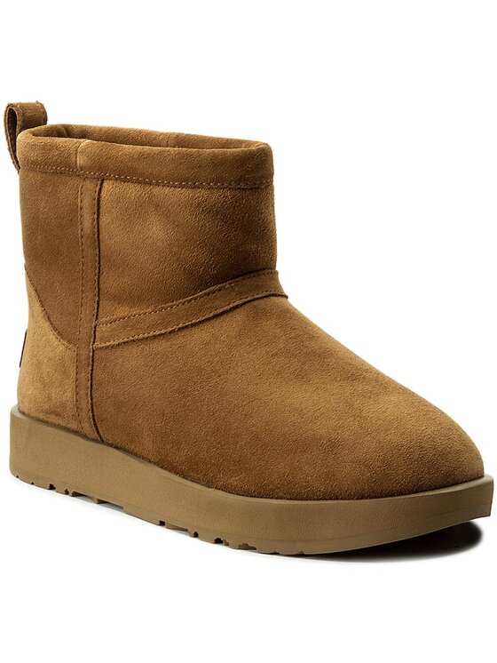 Ugg Снігоходи Ugg W Classic Mini Waterproof 1019643 Коричневий
