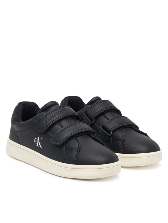 Calvin Klein Snīkeri Calvin Klein Low Cut Velcro Sneaker V1X9-83440-1355 S Melns