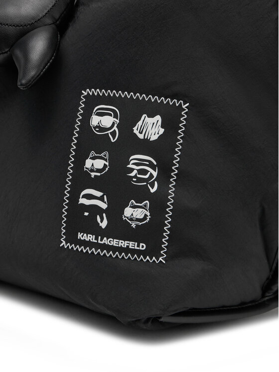 KARL LAGERFELD Дамска чанта KARL LAGERFELD A1W30206 Черен
