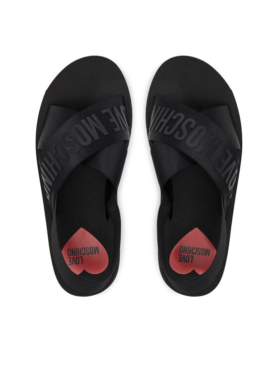 LOVE MOSCHINO Босоніжки LOVE MOSCHINO JA16214G0MIX4000 Чорний