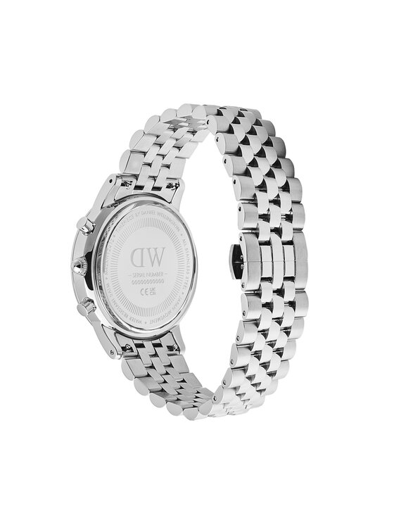 Daniel Wellington Ročna ura Daniel Wellington Iconic Chronograph DW00100872 Srebrna