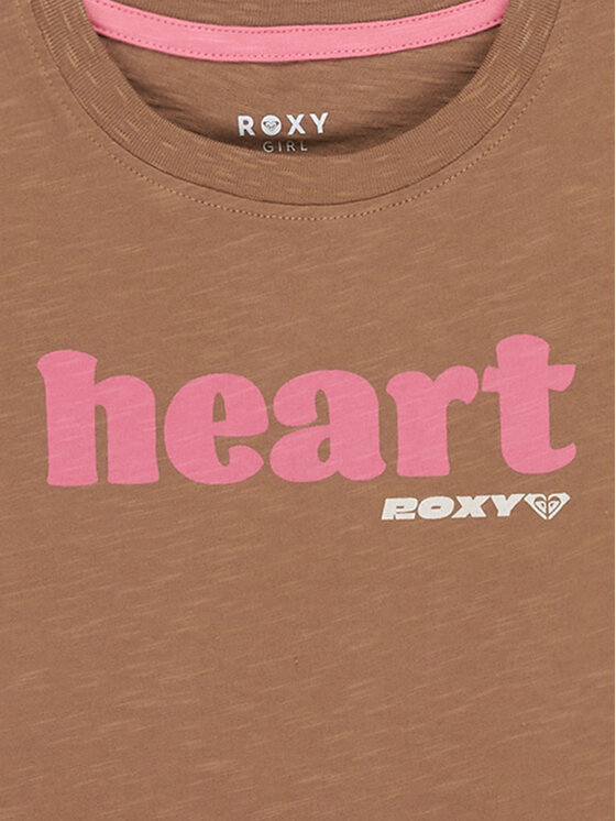 Roxy Roxy Camiseta Orchid Art ERGZT04142 Marrón Regular Fit