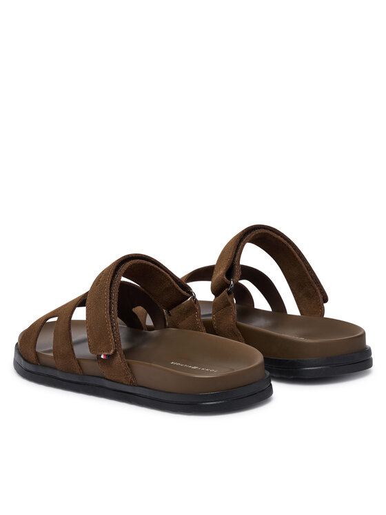 Tommy Hilfiger Papucs Tommy Hilfiger Adjustable Premium Suede Sandal FM0FM05774 Barna