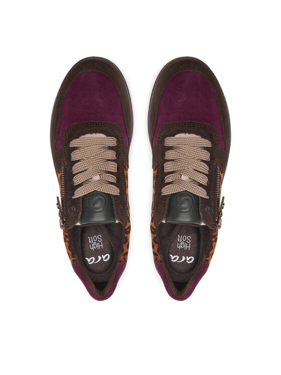Ara Sneakersy Ara Sapporo 12-27540-25 Bordowy