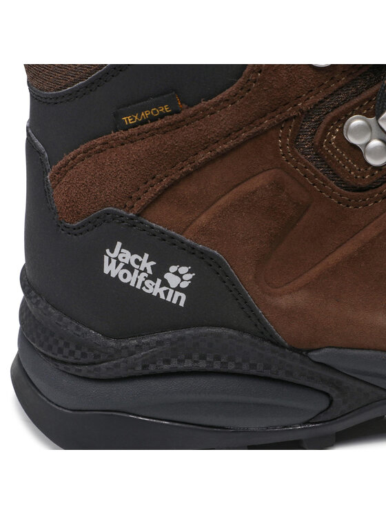 Jack Wolfskin Туристически Jack Wolfskin Refugio Texapore Mid M 4049841 Кафяв
