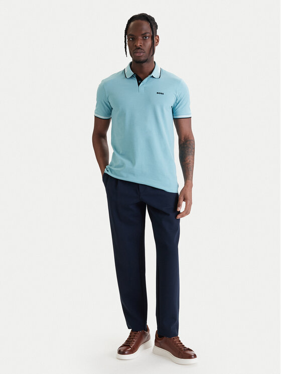 BOSS BOSS Polo Paul 50506193 Verde Slim Fit