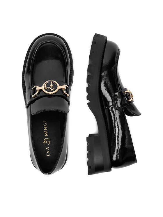 Eva Minge Loafersy Eva Minge EO-MOCCA-01 Černá