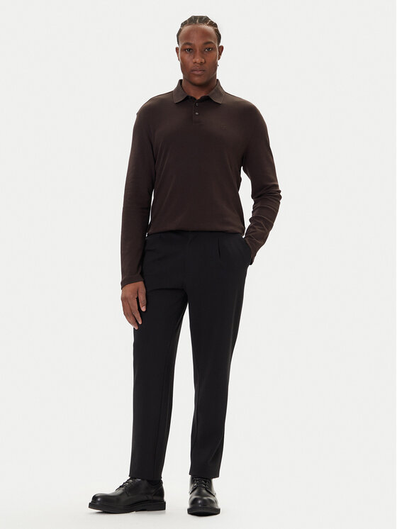 Calvin Klein Calvin Klein Polo LV040EM909 Marrón Regular Fit