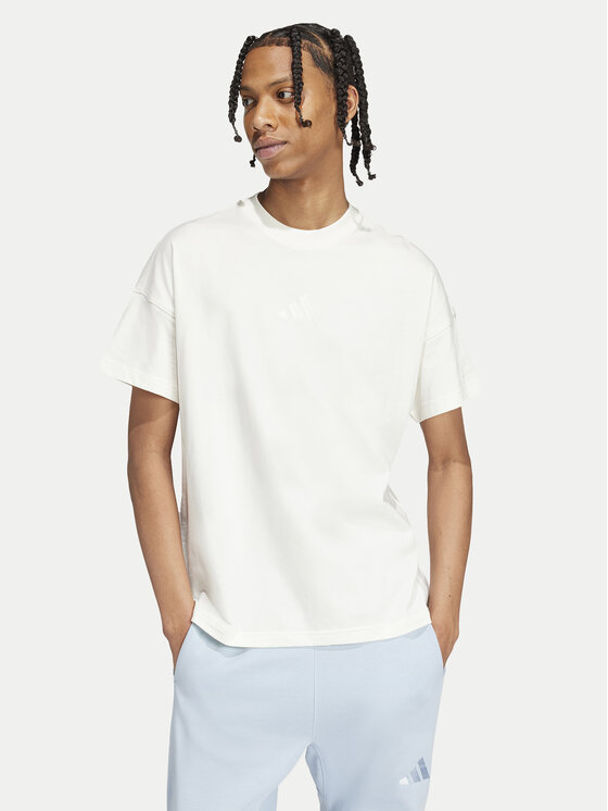 adidas adidas T-shirt ALL SZN IV5217 Bianco Loose Fit