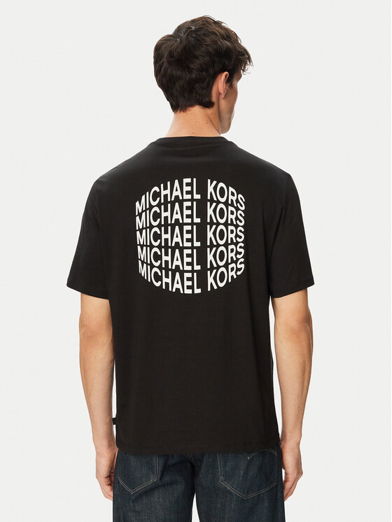 MICHAEL Michael Kors MICHAEL Michael Kors Camiseta CF6535WFV4 Negro Regular Fit