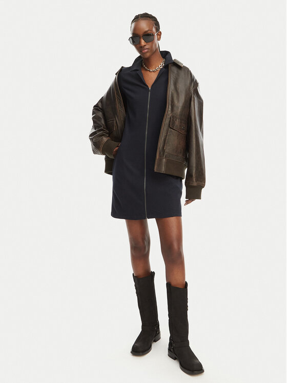 G-STAR G-Star Raw Haljina za svaki dan D28665-E406 Tamnoplava Regular Fit