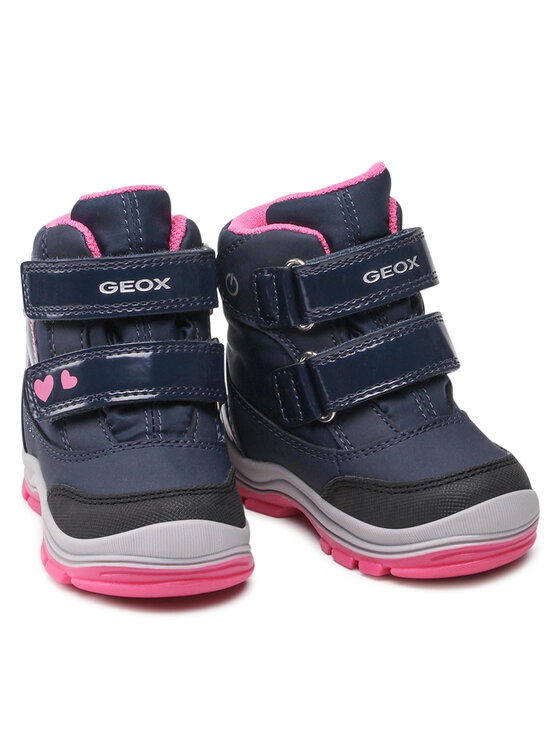 Geox Snehule Geox B Flanfil G.B Abx A B163WA 050FU C4268 M Tmavomodrá