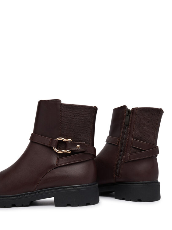 Clarks Botki Clarks Code L Bay 26327158 Brązowy ciemny